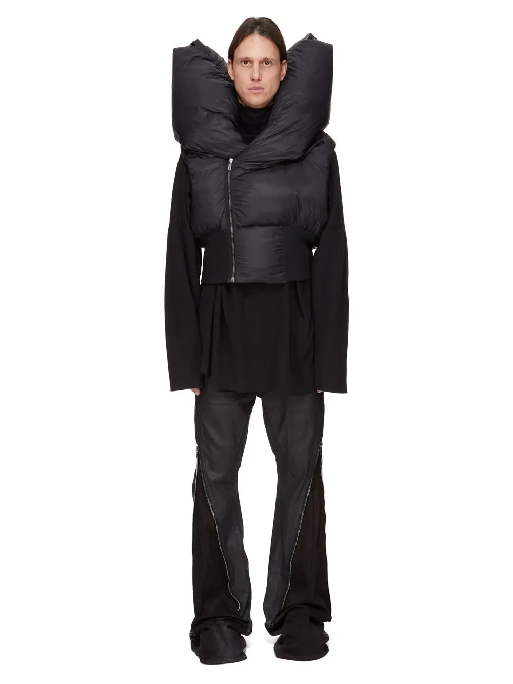 Drkshdw Concordians Anubis Vest In Black Recycled Nylon