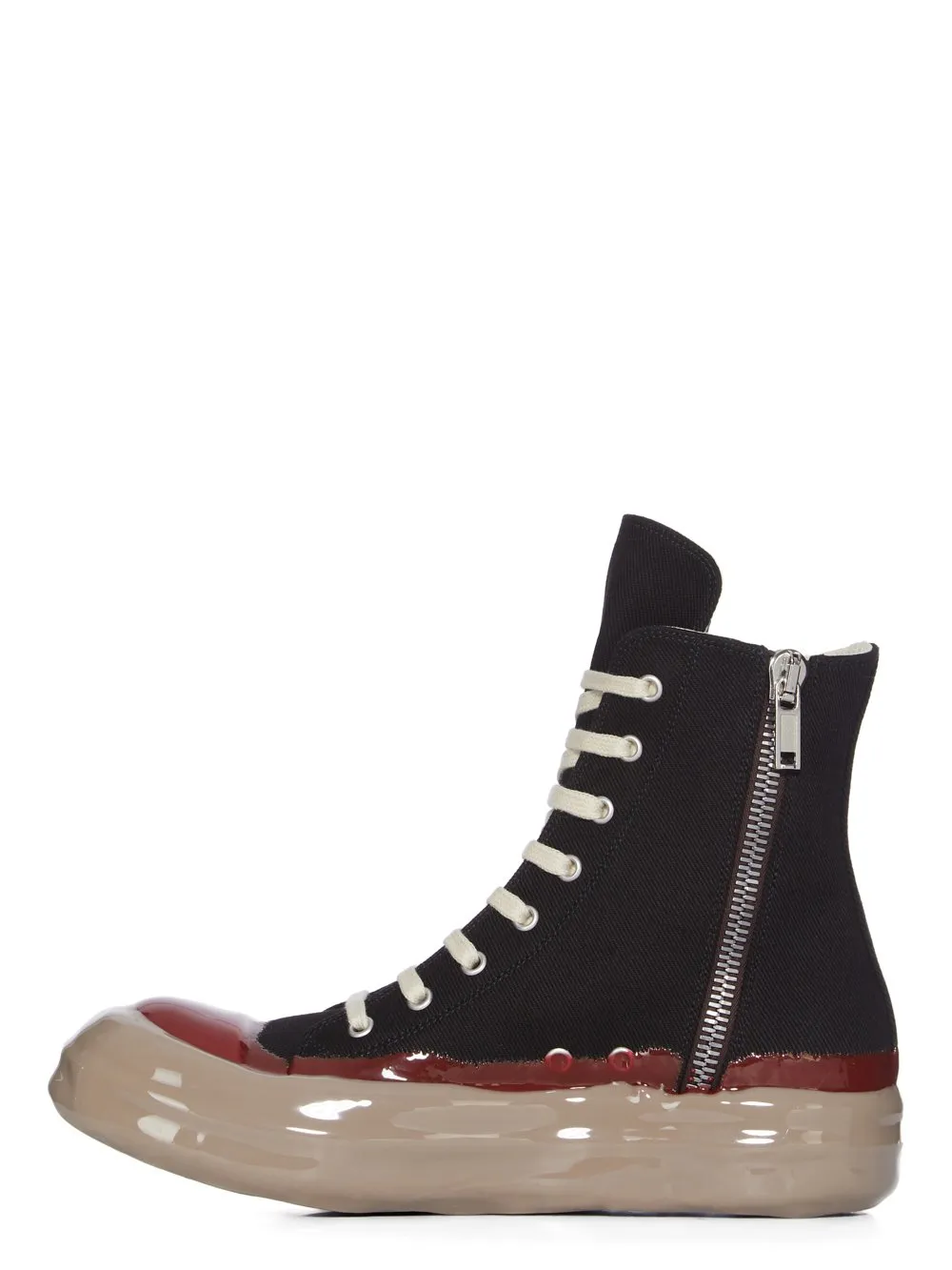 Drkshdw Concordians Sneaks In Black/Red/Drk Beige 13Oz Overdyed Denim