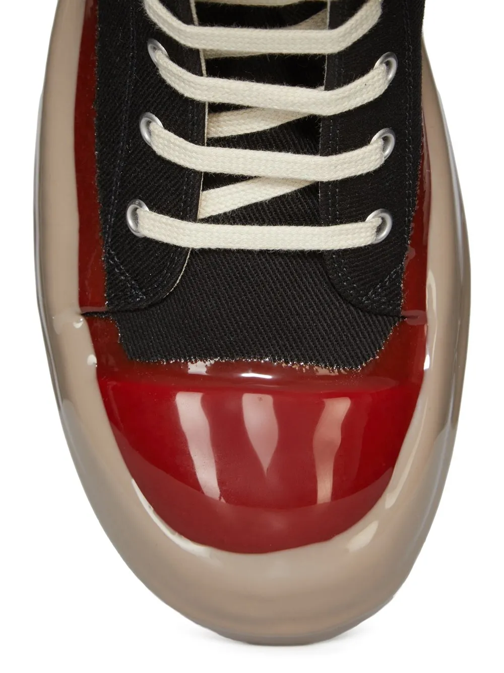Drkshdw Concordians Sneaks In Black/Red/Drk Beige 13Oz Overdyed Denim