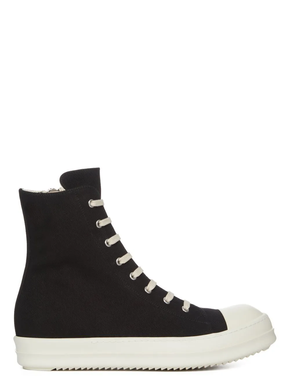 Drkshdw Concordians Sneaks In Black/Milk/Milk 13Oz Overdyed Denim