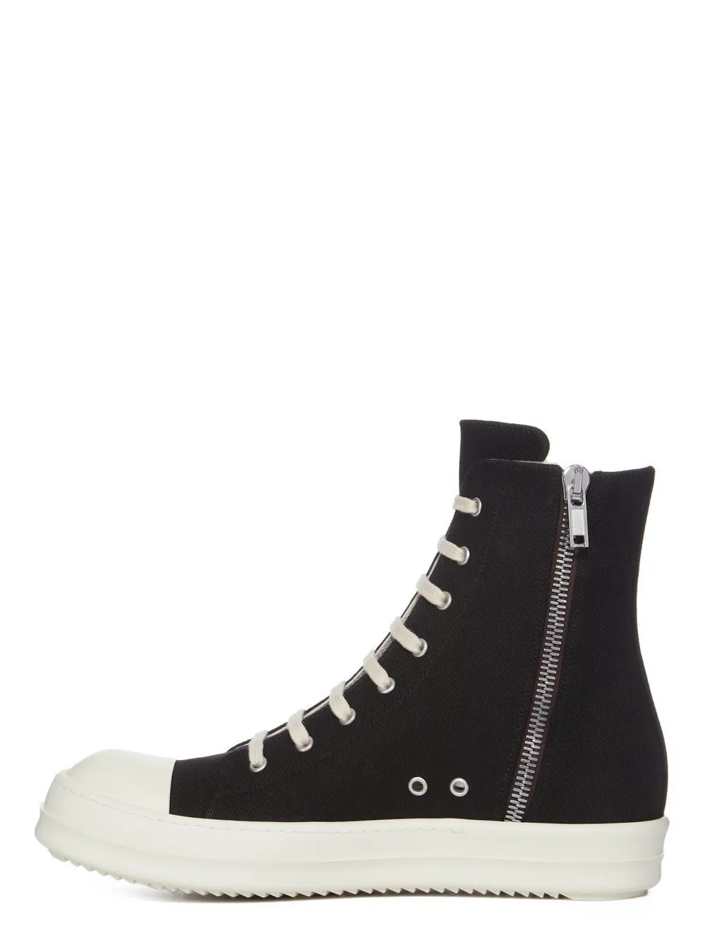 Drkshdw Concordians Sneaks In Black/Milk/Milk 13Oz Overdyed Denim
