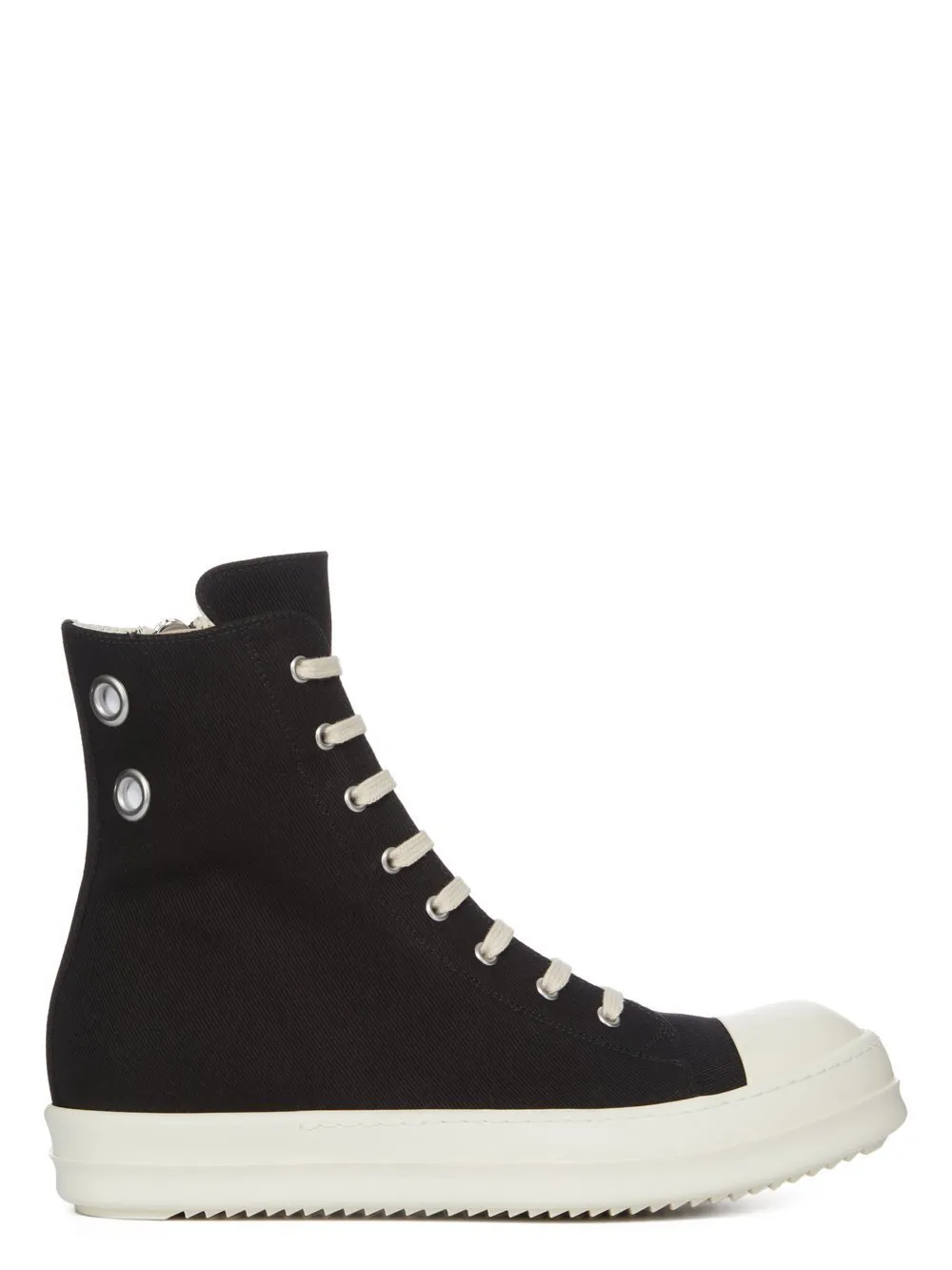 Drkshdw Concordians Sneaks In Black/Milk/Milk 13Oz Overdyed Denim