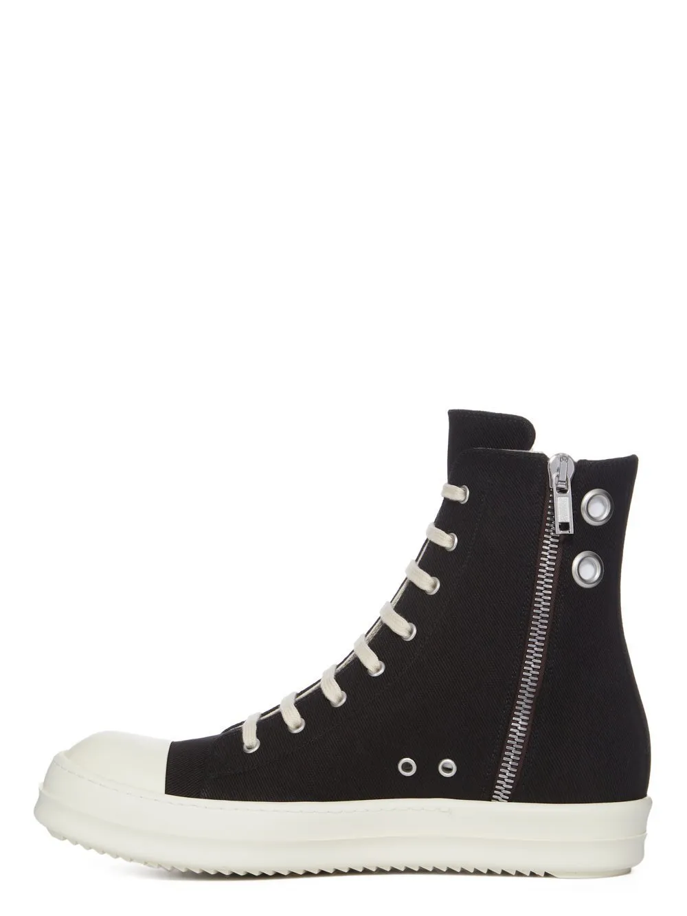 Drkshdw Concordians Sneaks In Black/Milk/Milk 13Oz Overdyed Denim