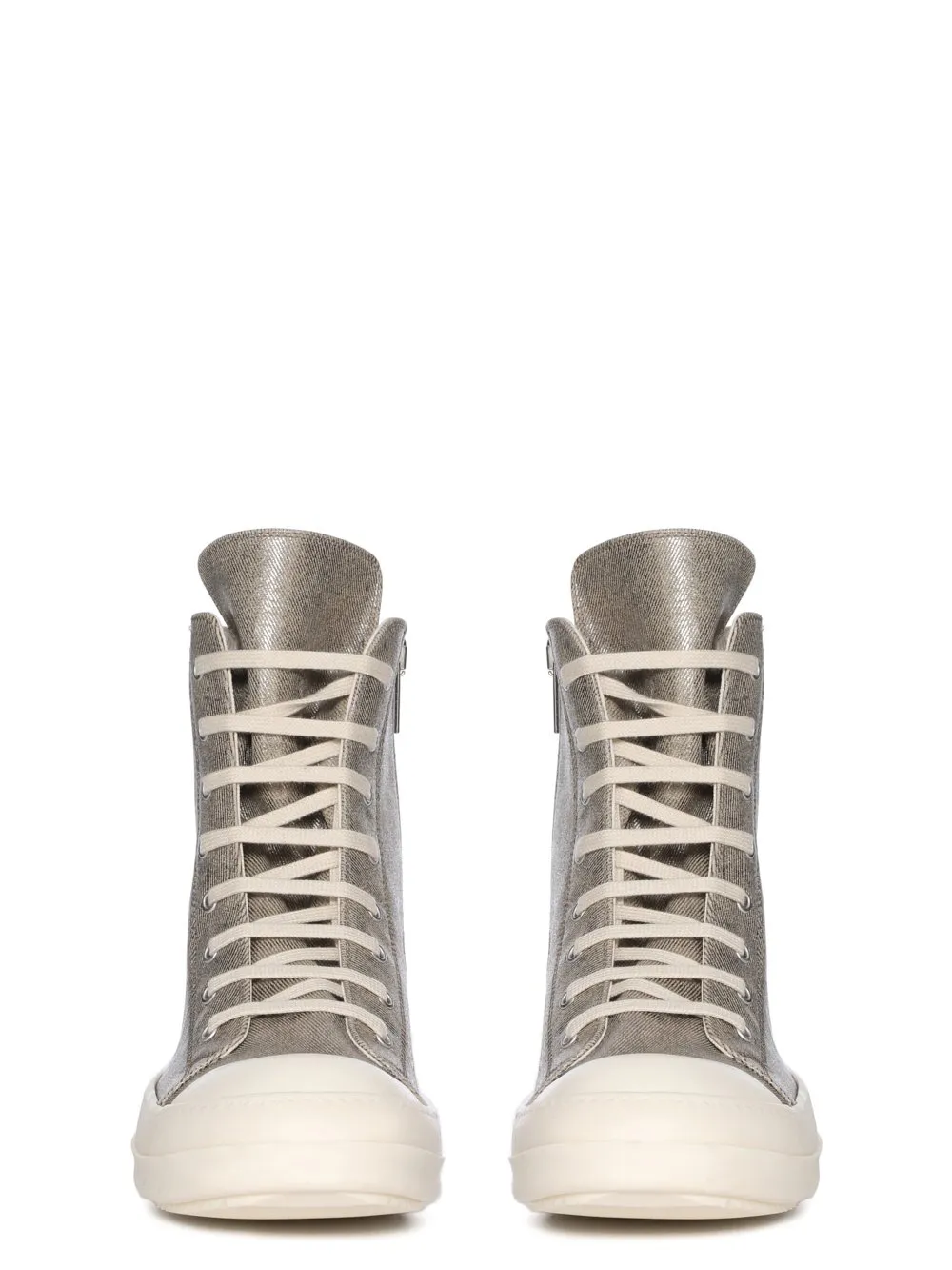 Drkshdw Concordians Sneaks In Palladium/Milk/Milk 13Oz Foil Denim