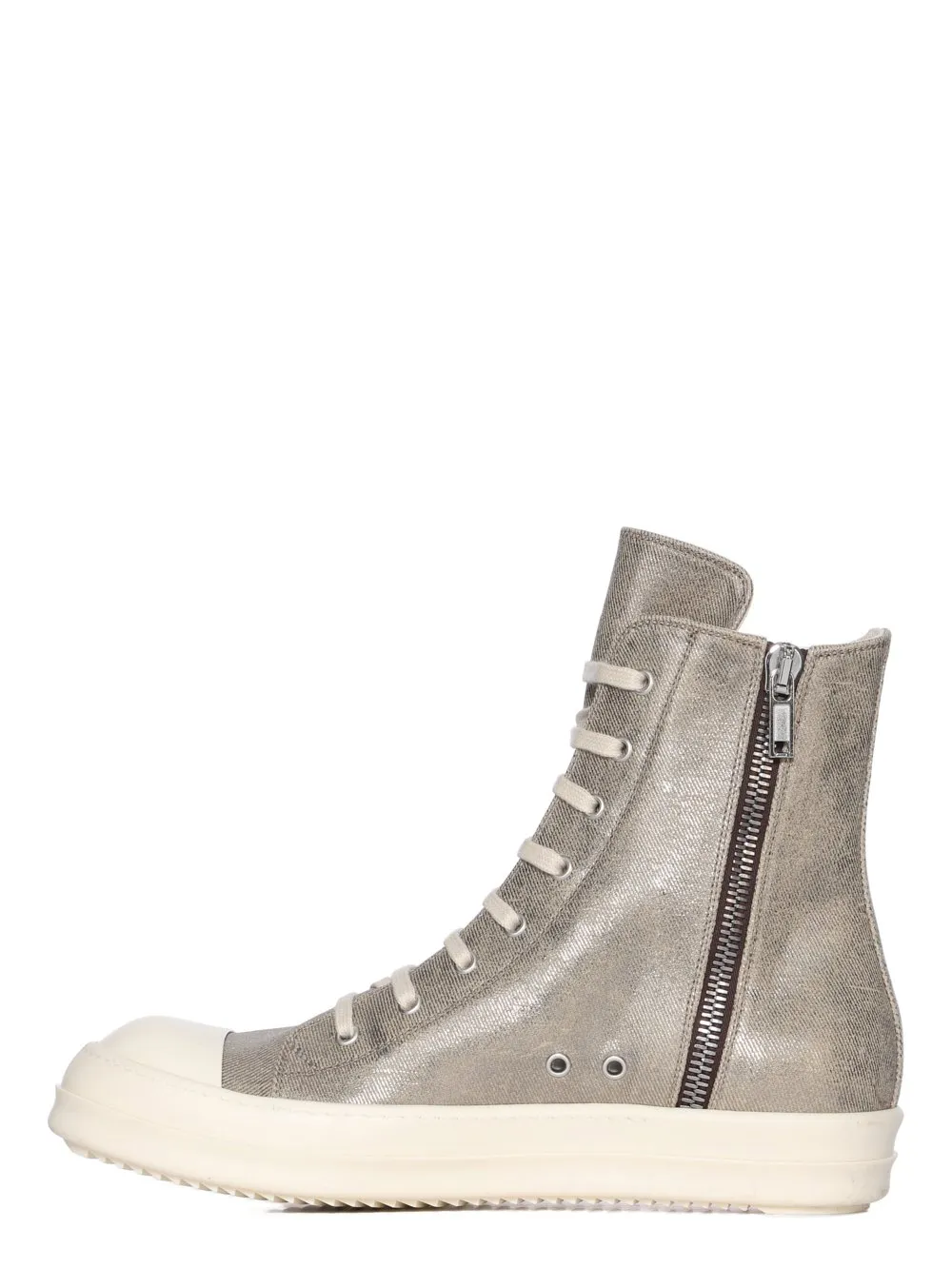 Drkshdw Concordians Sneaks In Palladium/Milk/Milk 13Oz Foil Denim