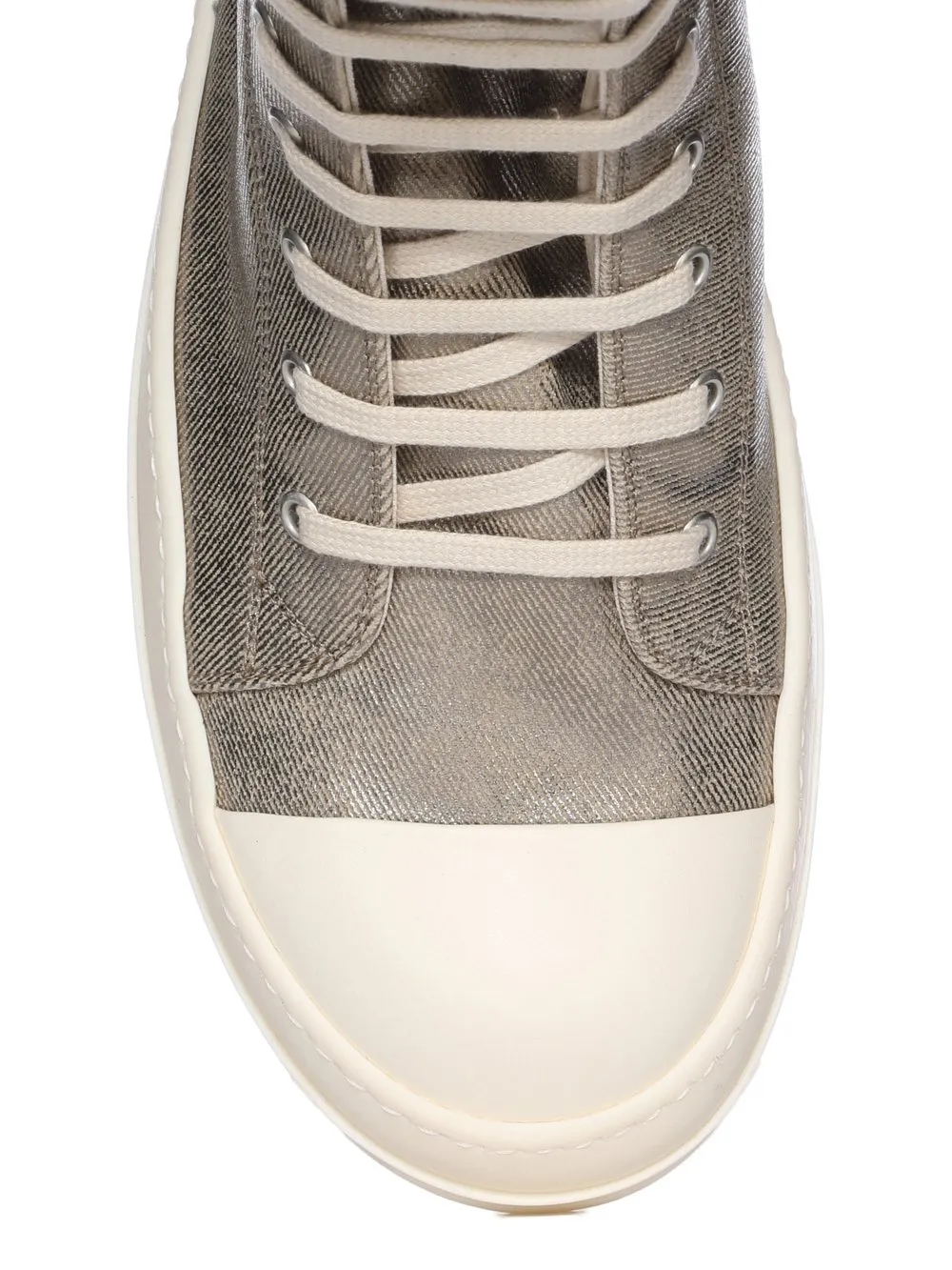 Drkshdw Concordians Sneaks In Palladium/Milk/Milk 13Oz Foil Denim