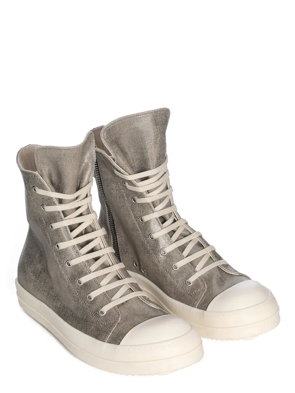 Drkshdw Concordians Sneaks In Palladium/Milk/Milk 13Oz Foil Denim
