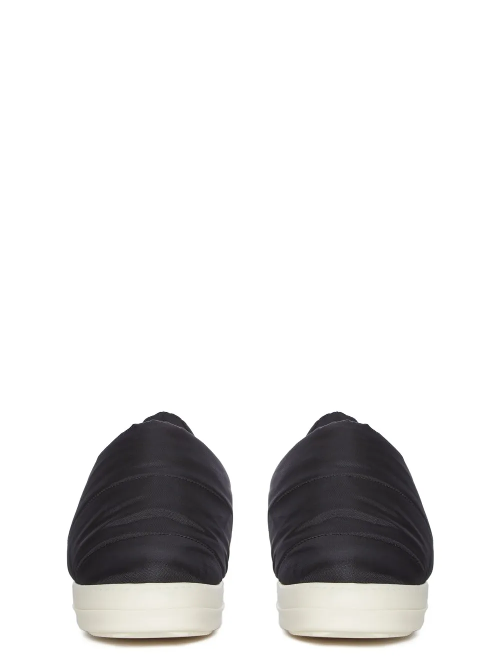 Drkshdw Concordians Puffer Slip On In Black/Milk Nylon Canvas