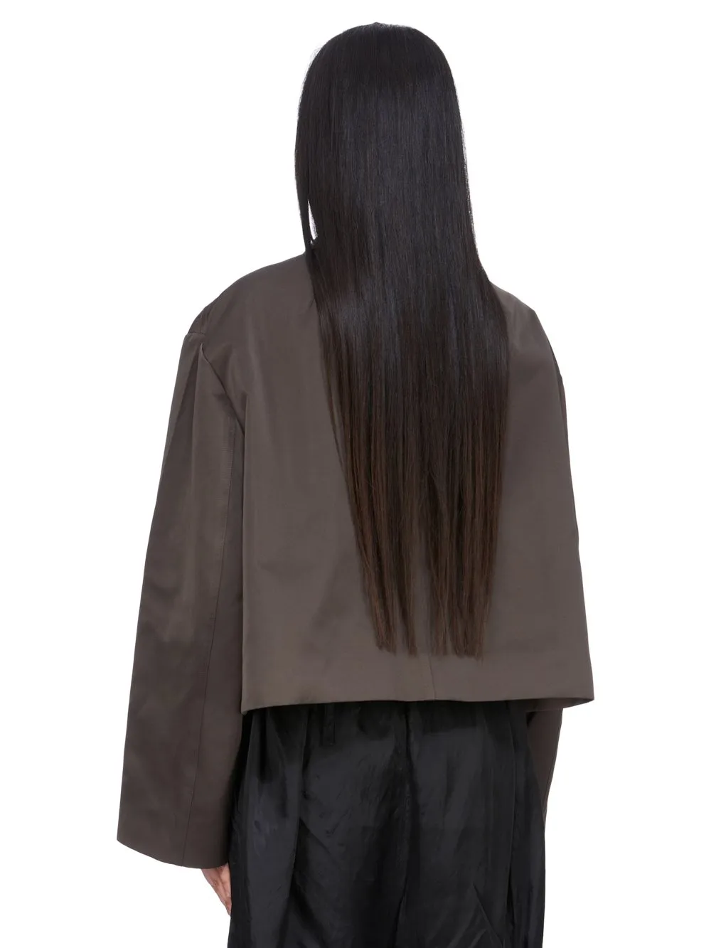 Rick Owens Temple Heizer Mac Jkt In Dark Dust Tech Duchesse