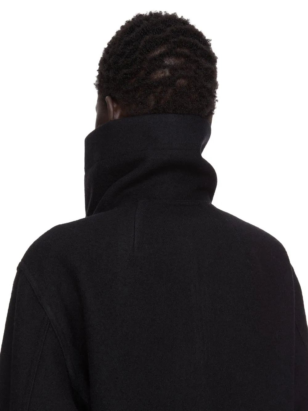 Rick Owens Concordians Exploder Jkt In Black Boiled Wool
