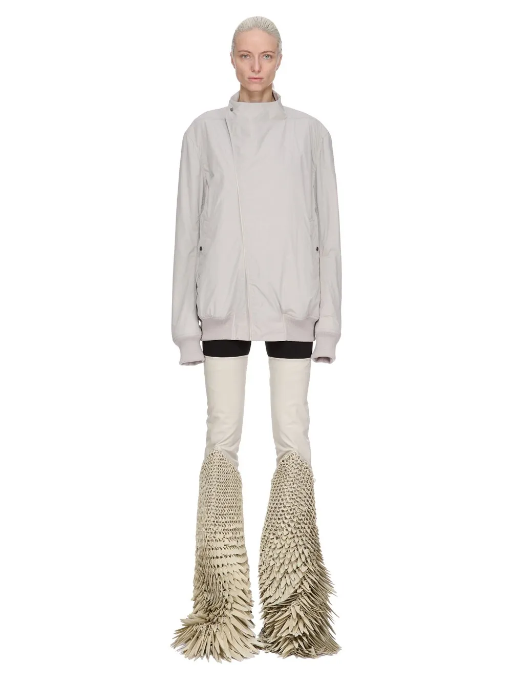 Rick Owens Concordians Hollywood Flight In Pearl Matte Nylon