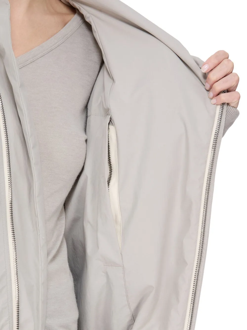 Rick Owens Concordians Hollywood Flight In Pearl Matte Nylon
