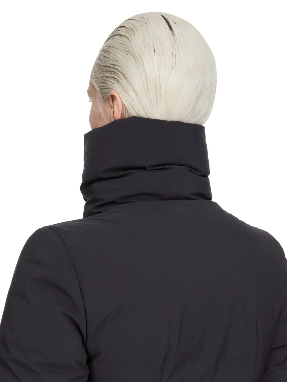 Rick Owens Concordians Naska Duvet In Black Matte Nylon