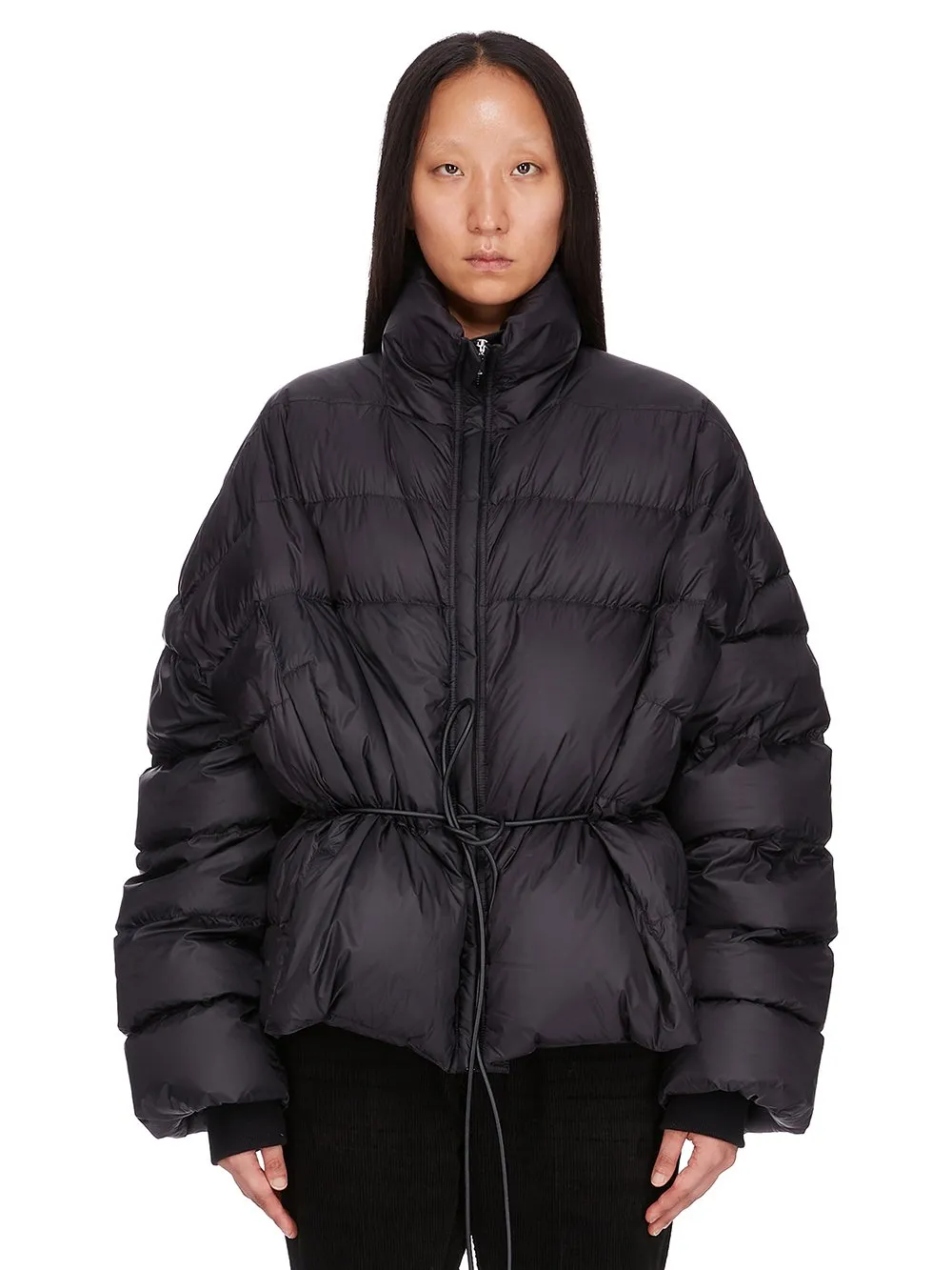 Rick Owens Concordians Sail Duvet In Black Light Nylon
