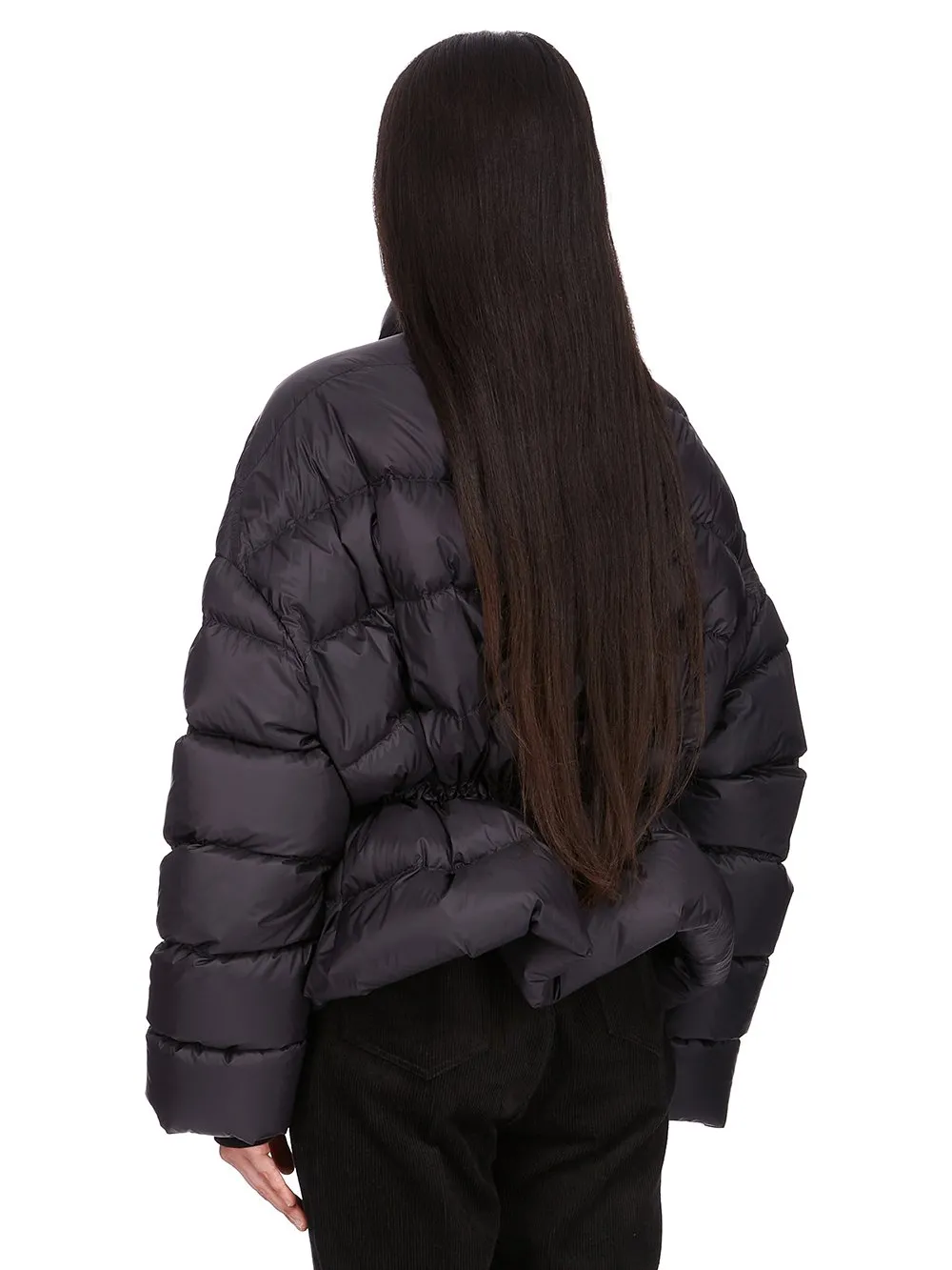Rick Owens Concordians Sail Duvet In Black Light Nylon