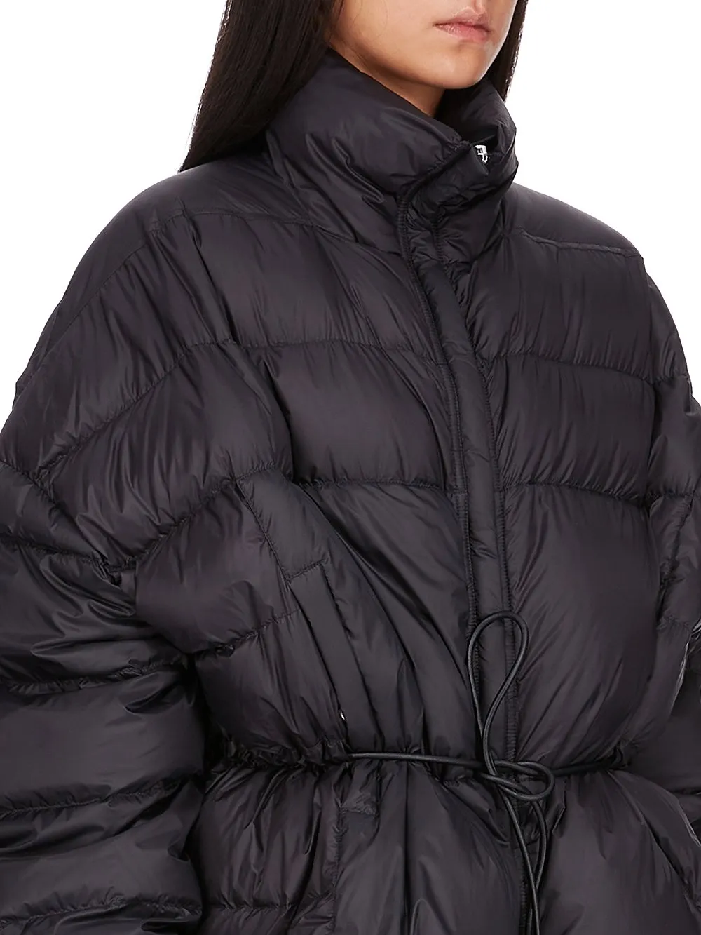Rick Owens Concordians Sail Duvet In Black Light Nylon