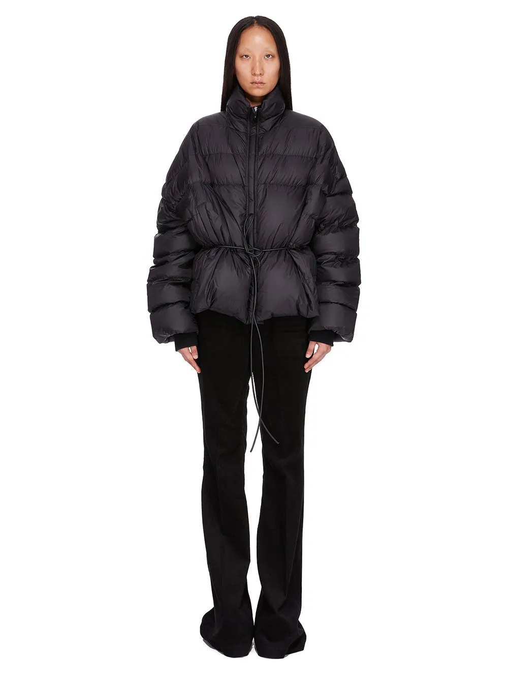 Rick Owens Concordians Sail Duvet In Black Light Nylon