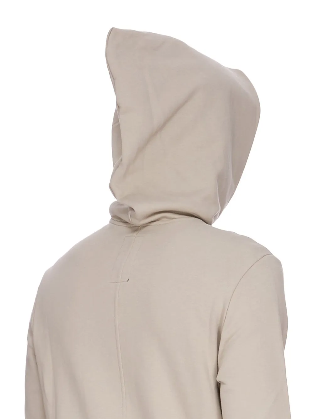 Champion X Rick Owens Mountain Hoodie In Pearl Compact Felpa Jersey
