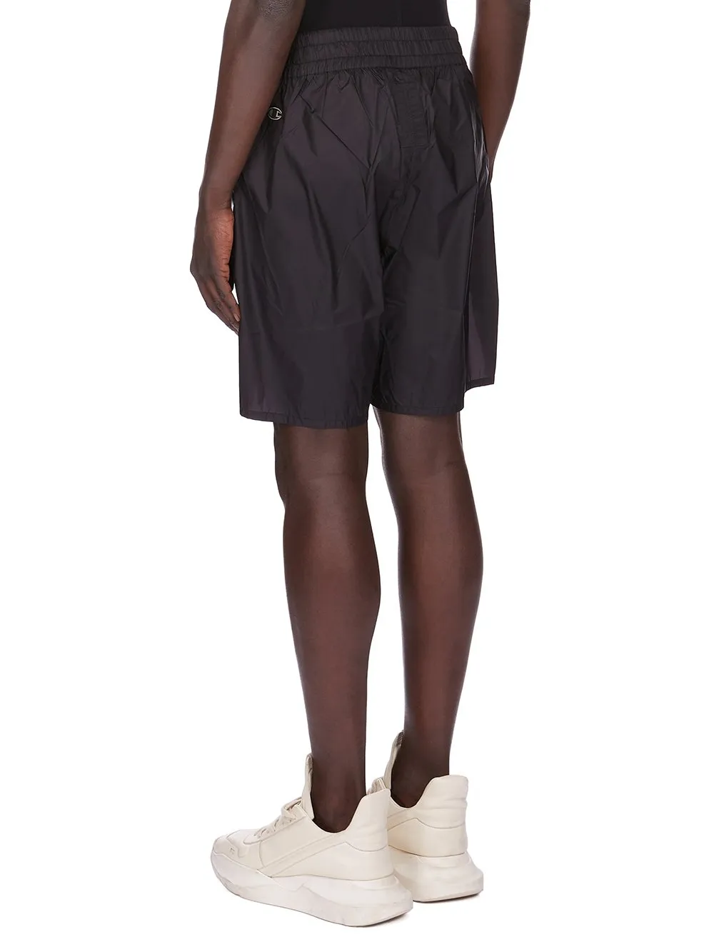 Champion X Rick Owens Shorts In Black Light Nylon