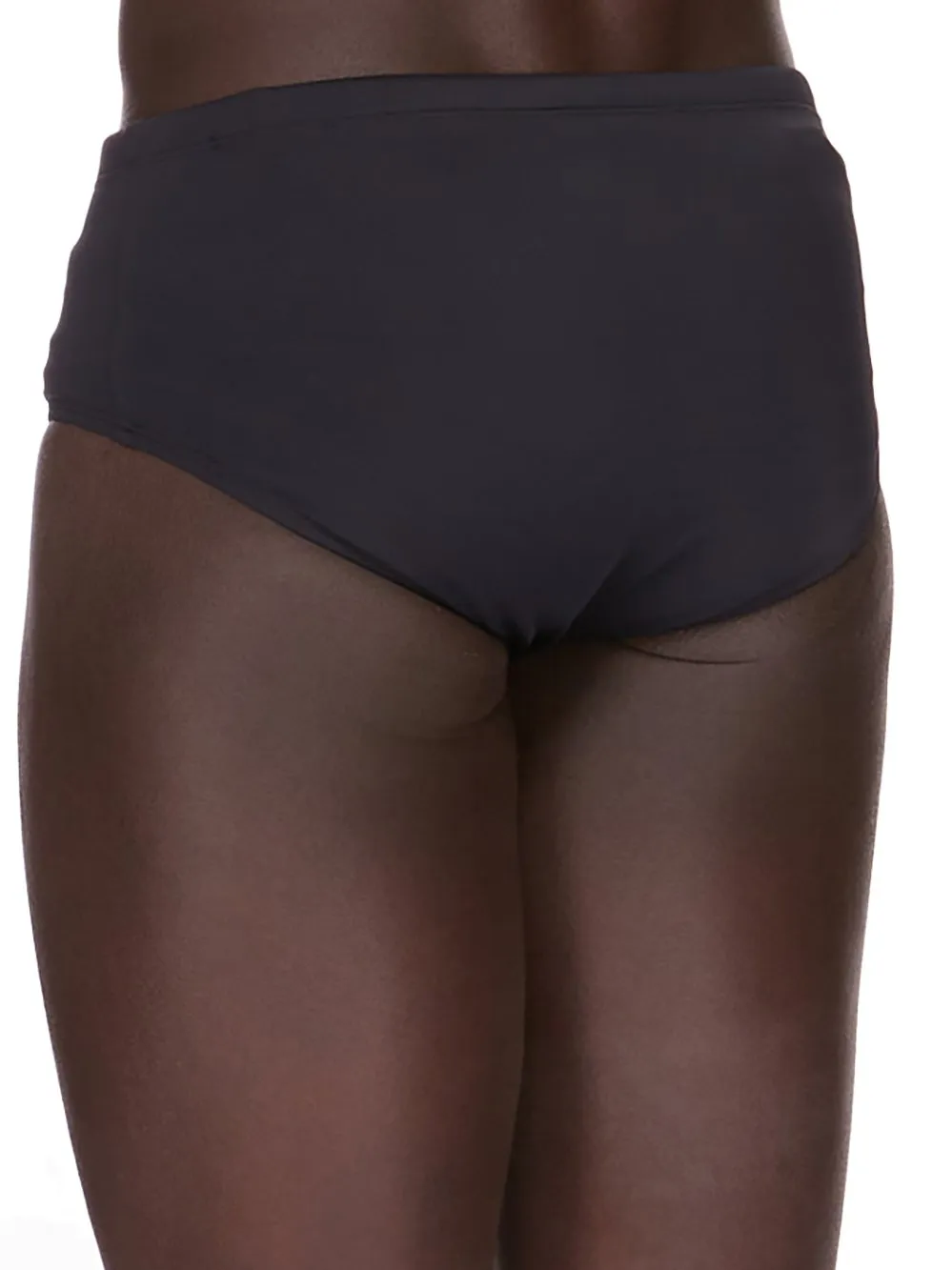 Champion X Rick Owens Swim Brief In Black Swim Jersey