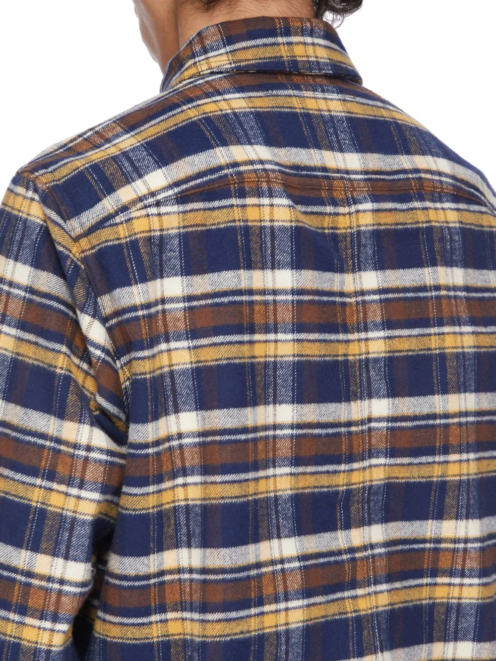 Drkshdw Concordians Cropped Outershirt In Gasoline Plaid Cotton Plaid