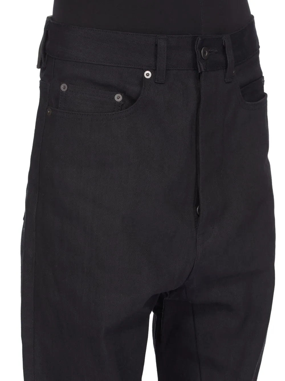 Drkshdw Concordians Collapse Long In 16Oz Black Denim