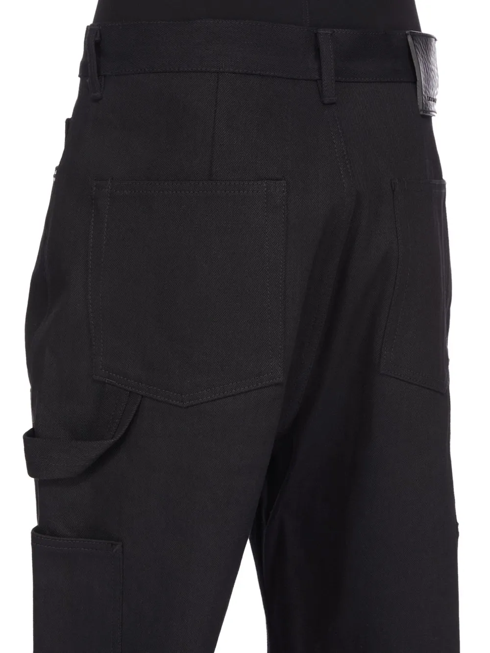 Drkshdw Concordians Strobe Double Knee In 16Oz Black Denim