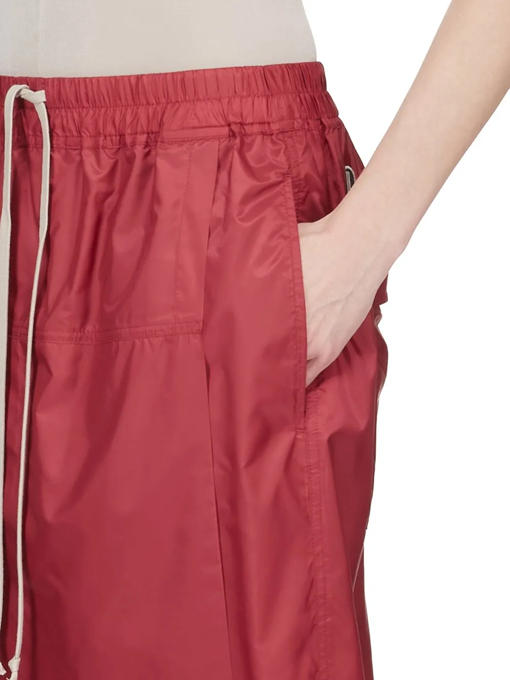 Moncler + Rick Owens Kiltshorts In Carnelian Recycled Ultra-Lightweight Polyester