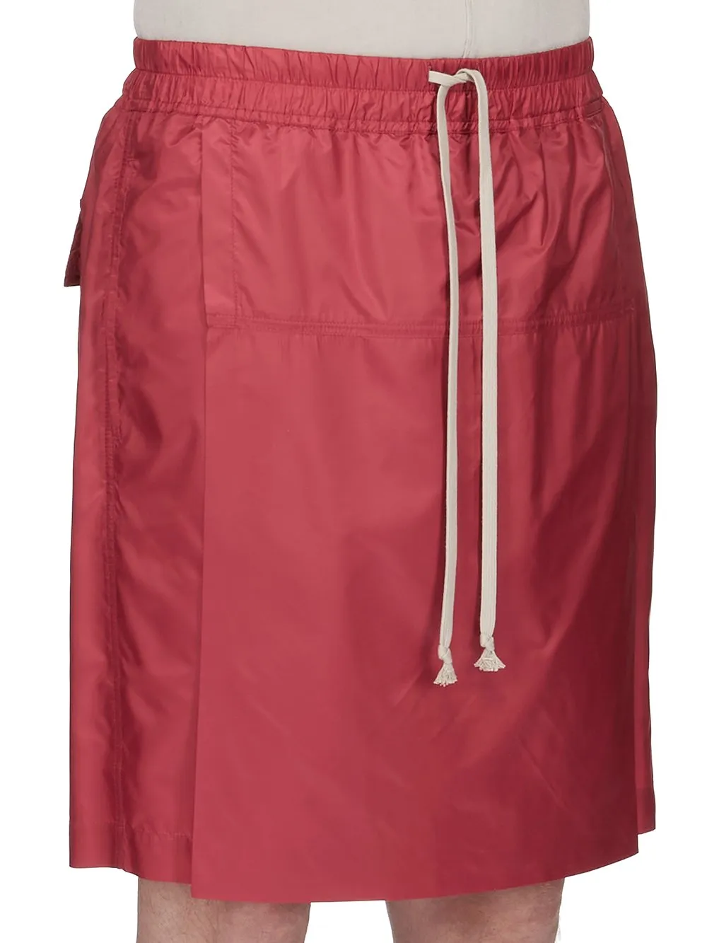 Moncler + Rick Owens Kiltshorts In Carnelian Recycled Ultra-Lightweight Polyester