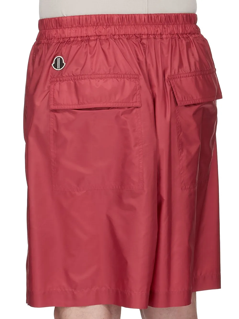 Moncler + Rick Owens Kiltshorts In Carnelian Recycled Ultra-Lightweight Polyester