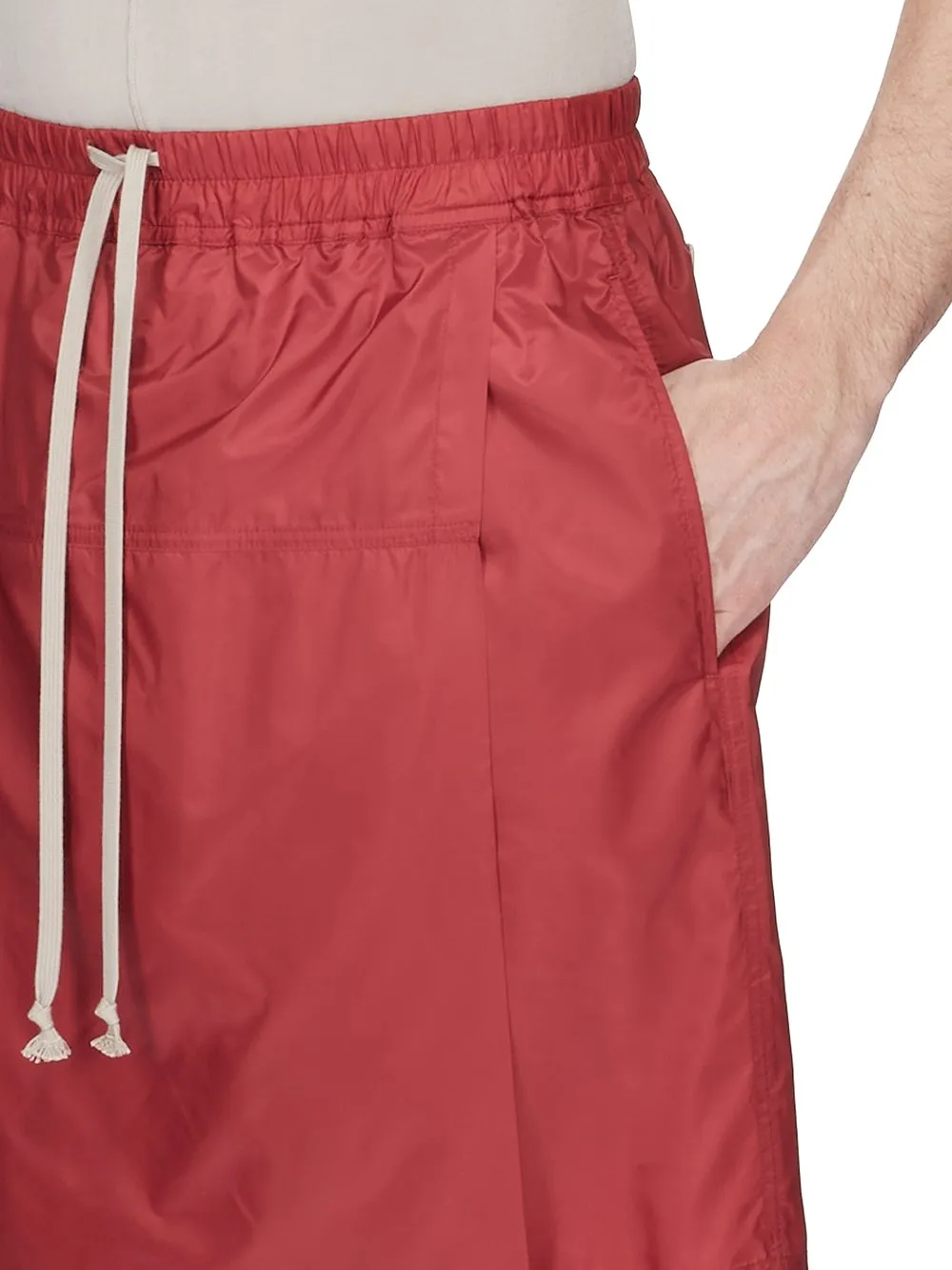 Moncler + Rick Owens Kiltshorts In Carnelian Recycled Ultra-Lightweight Polyester