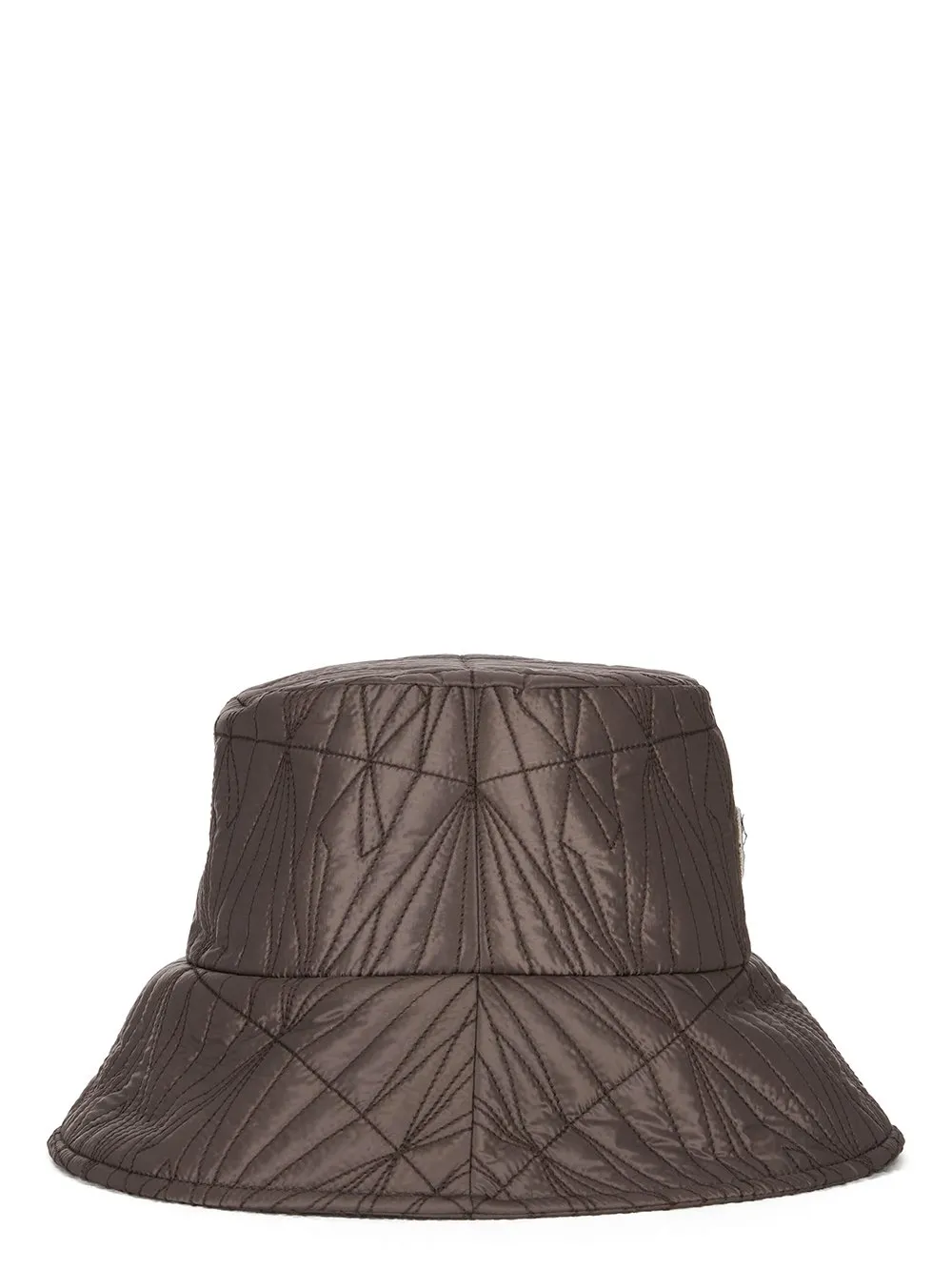 Moncler + Rick Owens Bucket Hat In Dark Dust Recycled Ultra-Lightweight Polyester