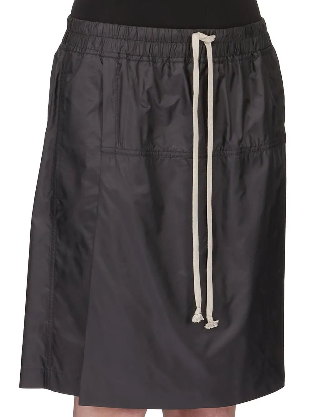 Moncler + Rick Owens Kiltshorts In Black Recycled Ultra-Lightweight Polyester
