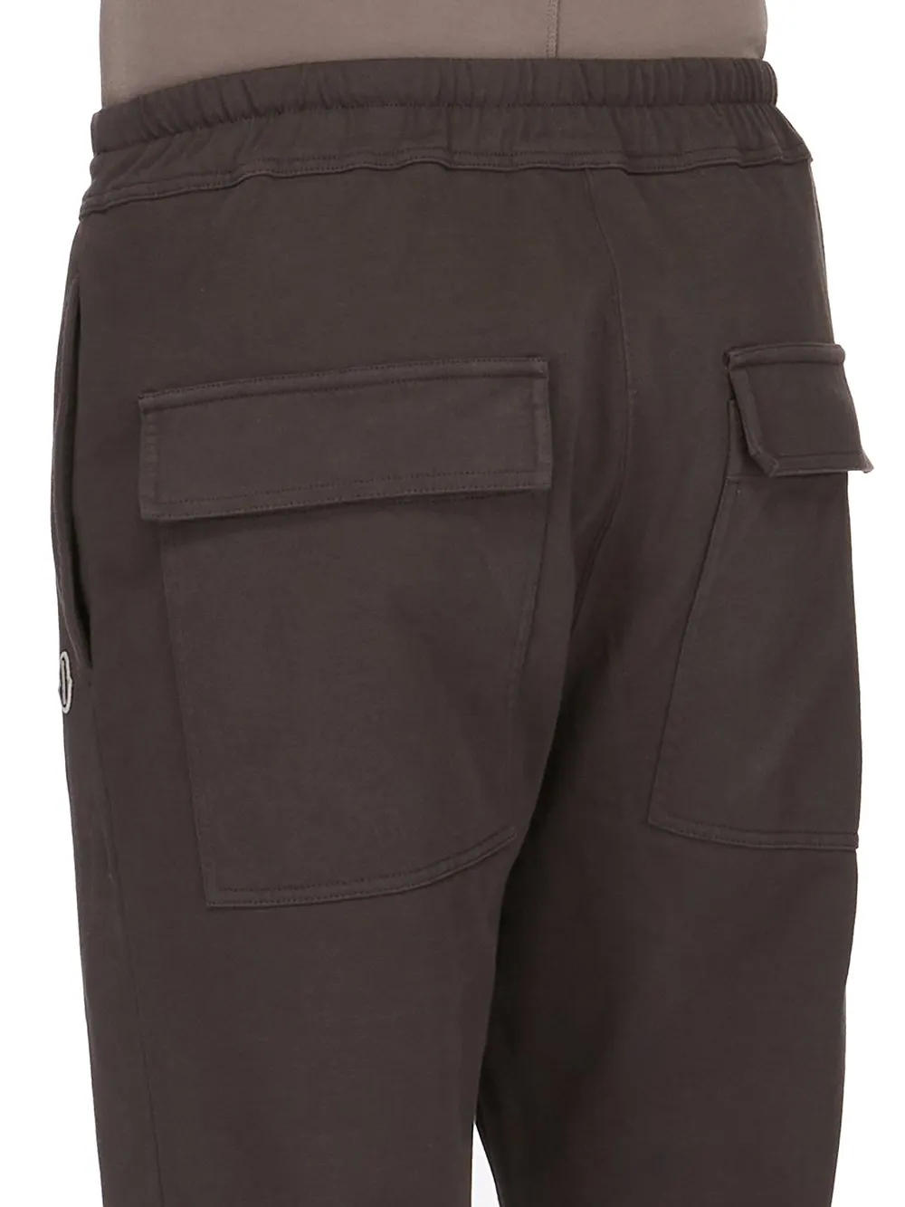 Moncler + Rick Owens Jogger In Dark Dust Heavy Cotton Jersey