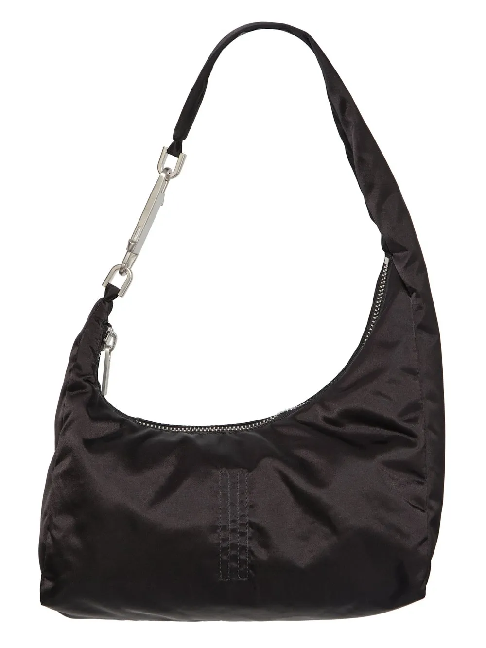 Rick Owens Temple Small Gemini Bag In Black Recycled Bomber
