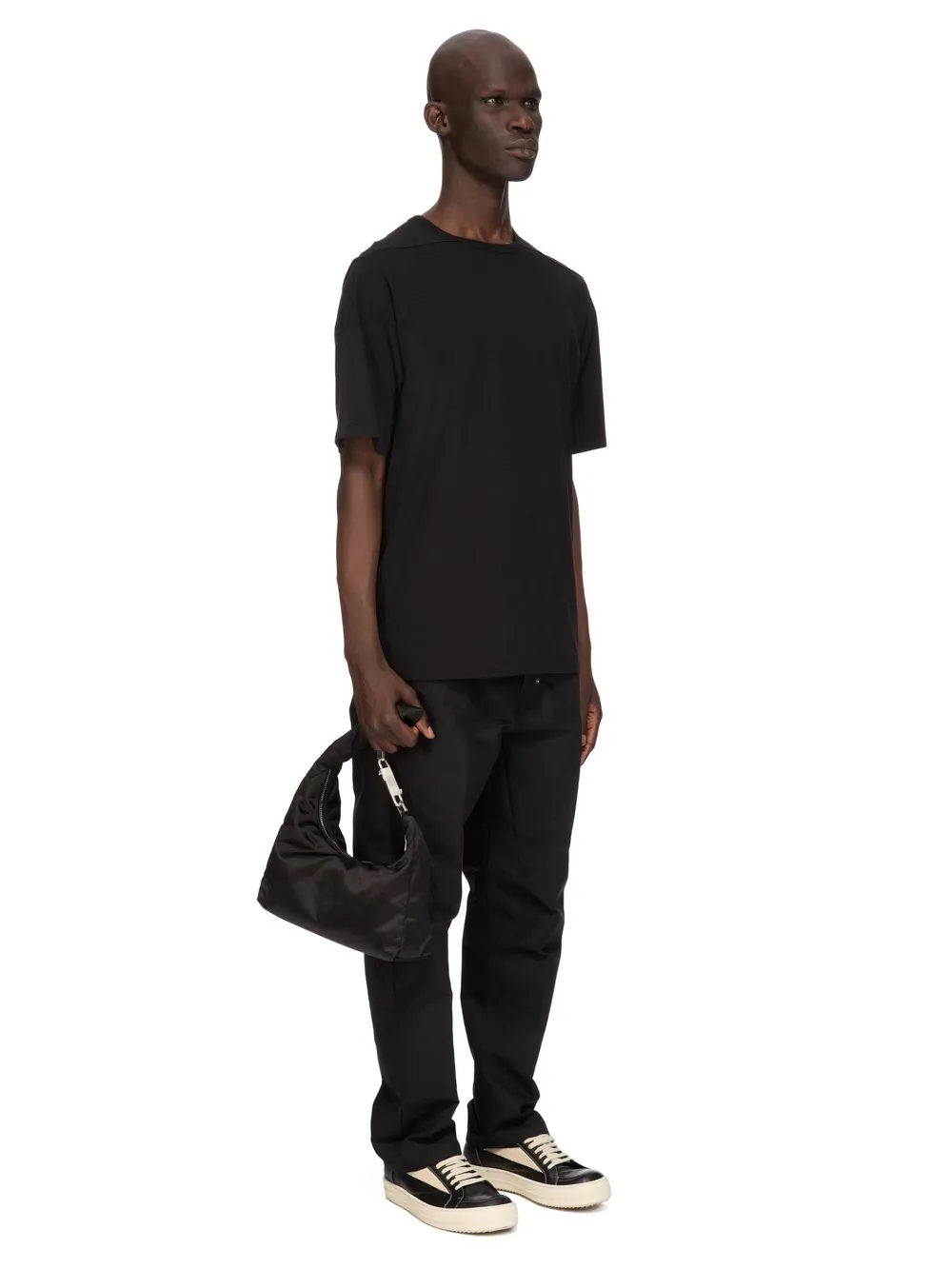 Rick Owens Temple Small Gemini Bag In Black Recycled Bomber