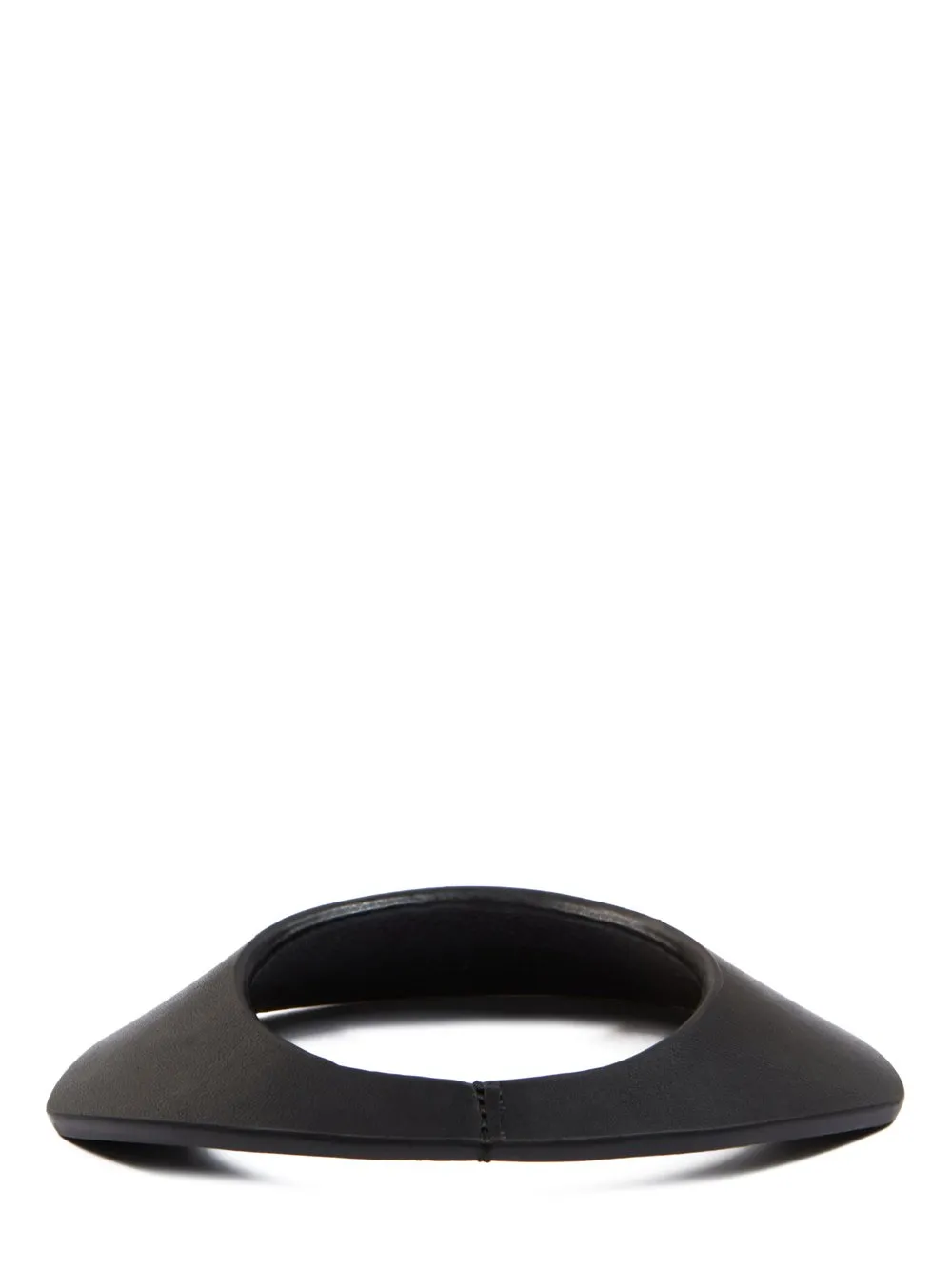 Rick Owens Concordians Anthem Bangle In Black Spalla Cow Leather