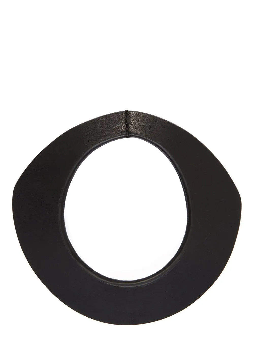 Rick Owens Concordians Anthem Bangle In Black Spalla Cow Leather
