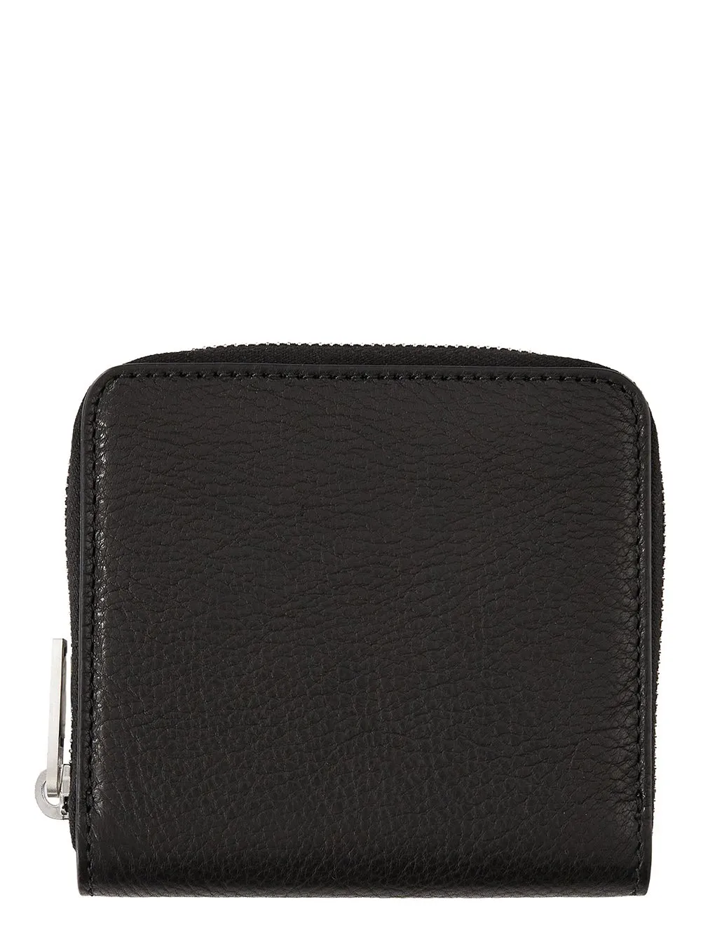 Rick Owens Concordians Zipped Wallet In Black Soft Buffalo