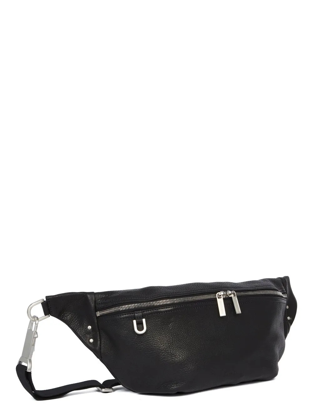 Rick Owens Concordians Bumbag In Black Soft Buffalo