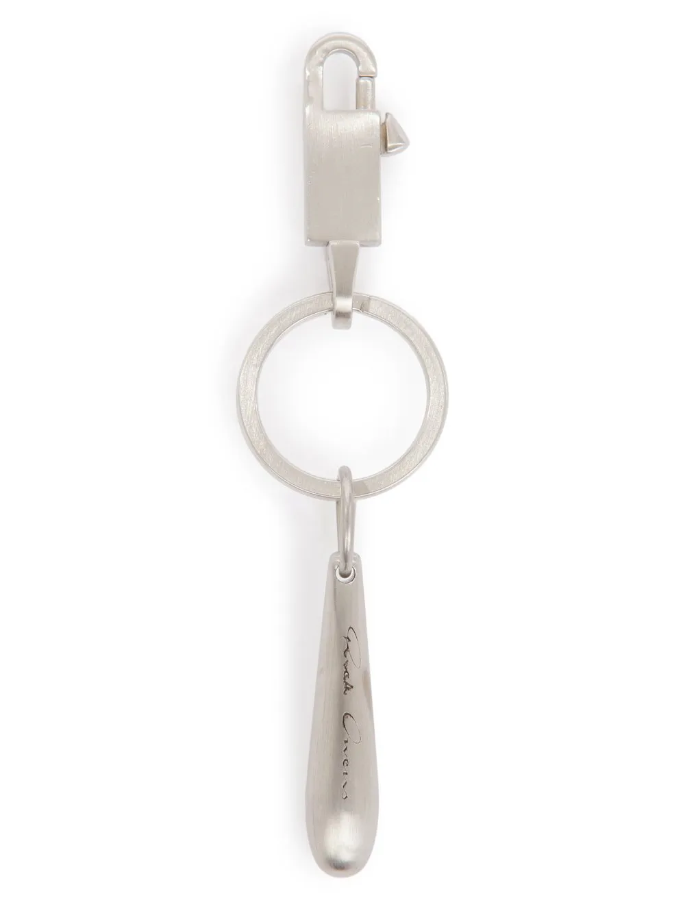 Rick Owens Concordians Teardrop In Palladio Palladium Tone Brass