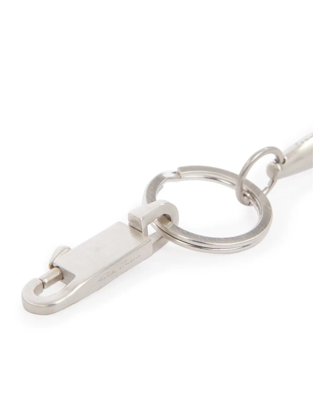 Rick Owens Concordians Teardrop In Palladio Palladium Tone Brass