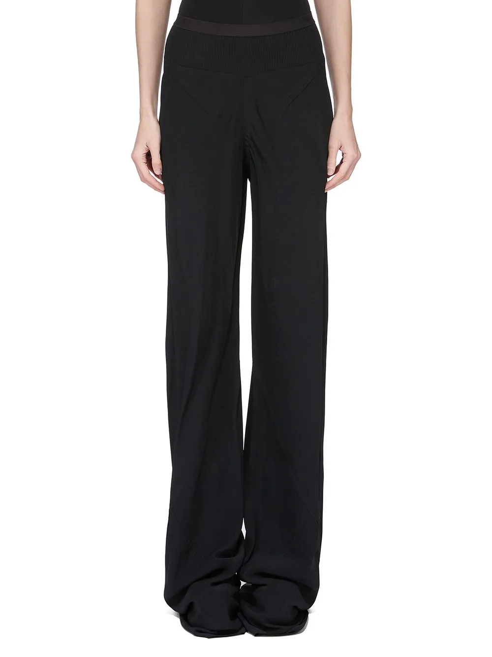 Rick Owens Forever Bias In Black Heavy Cady