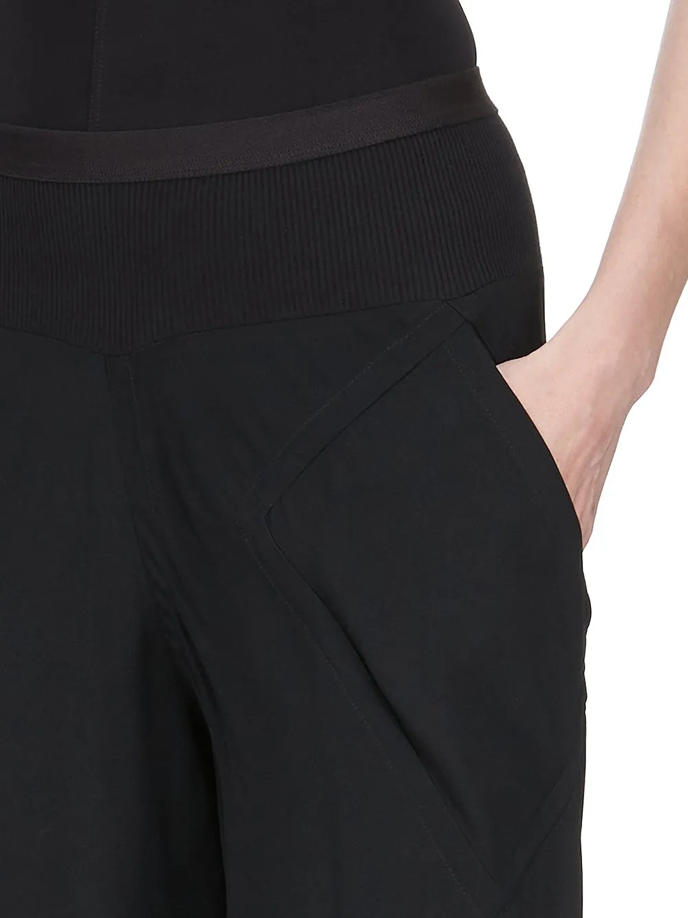 Rick Owens Forever Bias In Black Heavy Cady