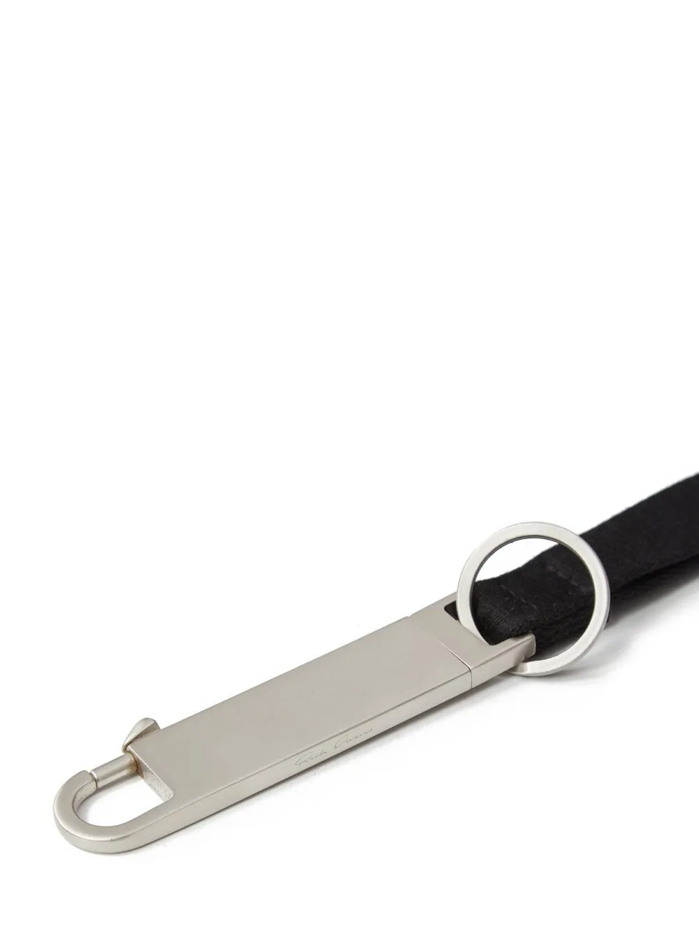 Rick Owens Concordians Large Neck Hook Black Cotton Webbing