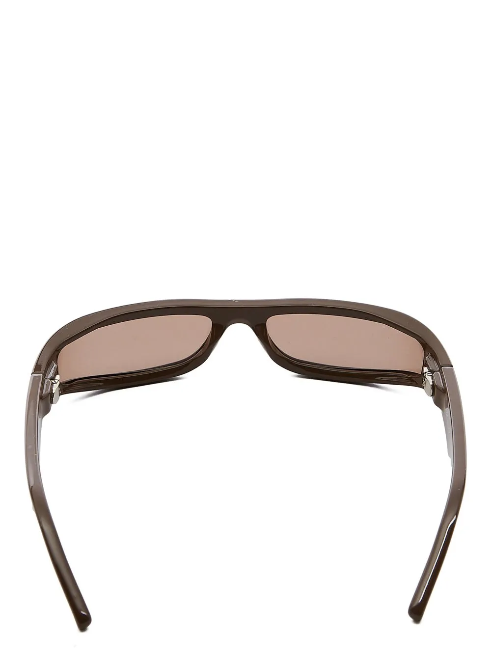 Rick Owens Fog Sunglasses In Brown And Brown