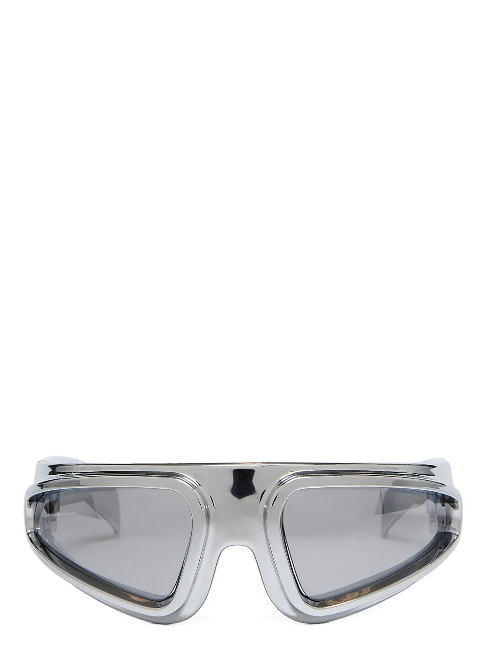 Rick Owens Ryder Sunglasses In Silver/Silver