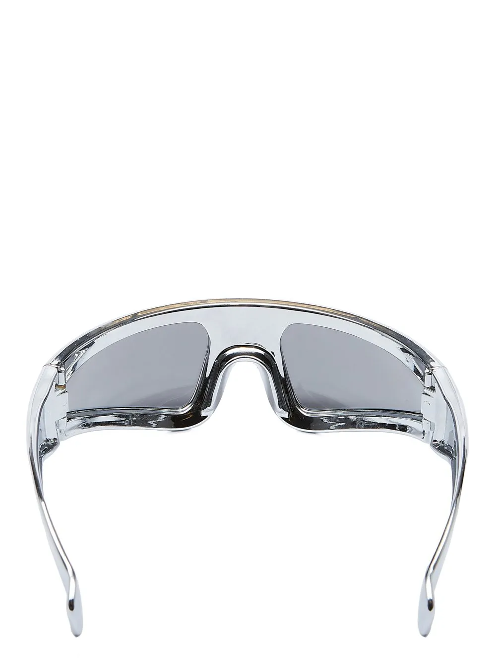 Rick Owens Ryder Sunglasses In Silver/Silver