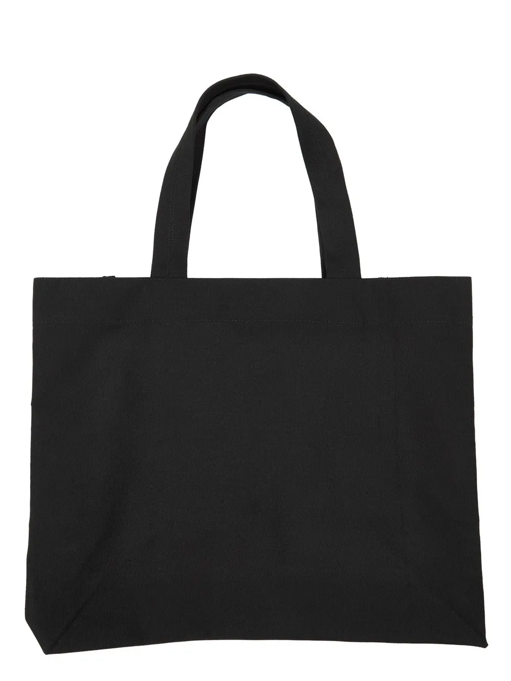 Rick Owens Beach Bag In Black/Pearl Heavy Cotton Canvas
