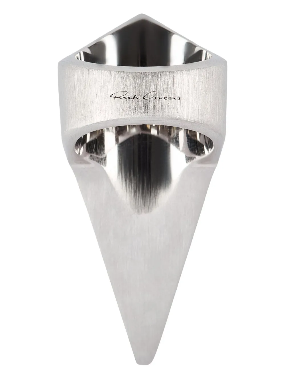 Rick Owens Pyramid Ring In Palladio Brass